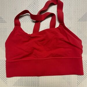 Athleta Vibrant Red Sports Bra
